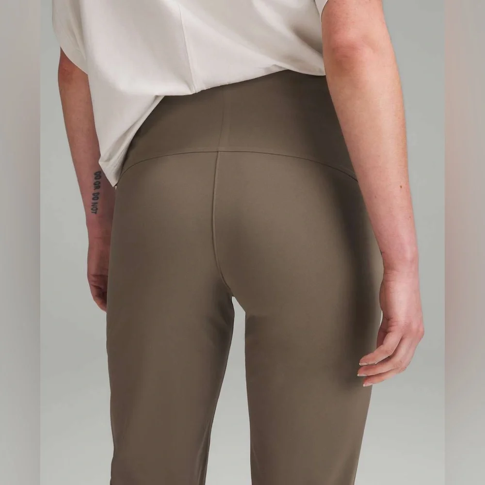 lululemon athletica Olive Green Wide-Leg Pants